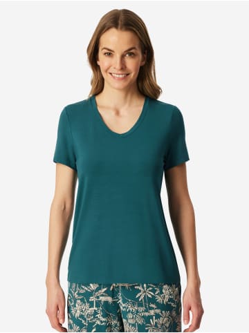 Schiesser Pyjamaoberteil Mix Relax in grün