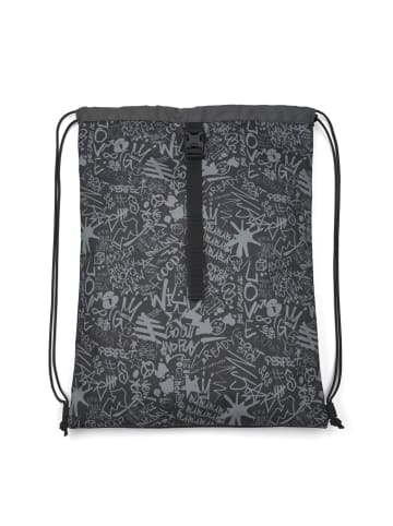 Satch Sportbeutel "Street Ink" in Schwarz