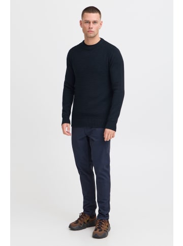 INDICODE Strickpullover IDRicardo 35420MM Strickpulli aus Grobstrick in dunkelblau