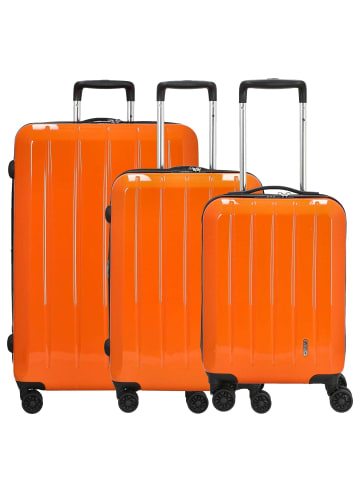 Check.In London 2.0 Trolley-Set 3tlg. (orange) in orange