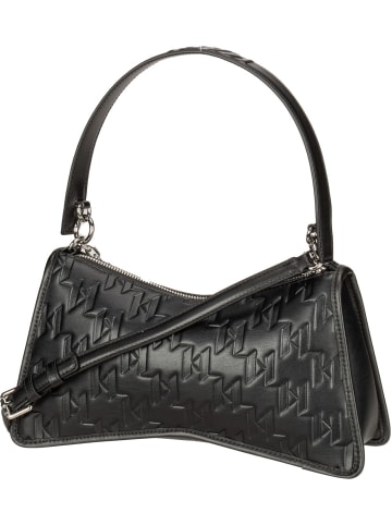 Karl Lagerfeld Abendtasche K/Seven Element Shoulderbag Embossed in Black