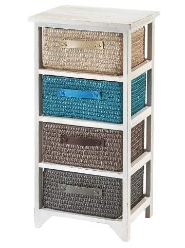 kobolo Standregal WASHDRAW4 in Weiß