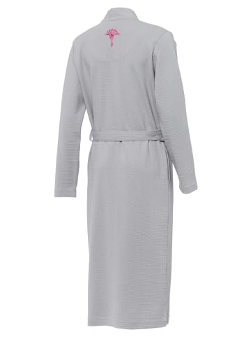 JOOP! JOOP! BADEMANTEL UNI-PIQUÉ Damen-Kimono 36/38, Silber