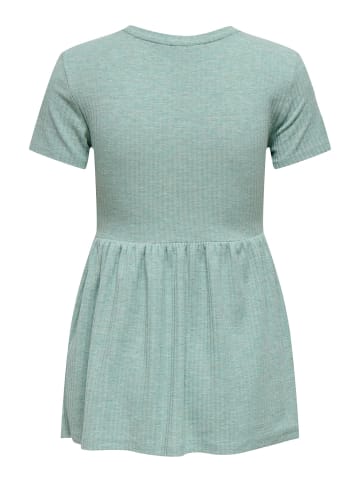ONLY Top mit Schößchen in Chinois Green
