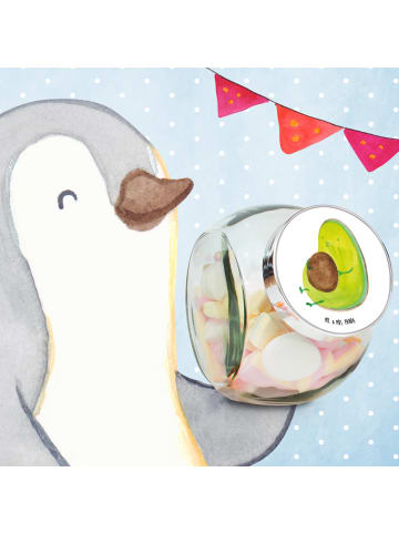 Mr. & Mrs. Panda Bonbonglas Avocado Pfeifen ohne Spruch in Weiß