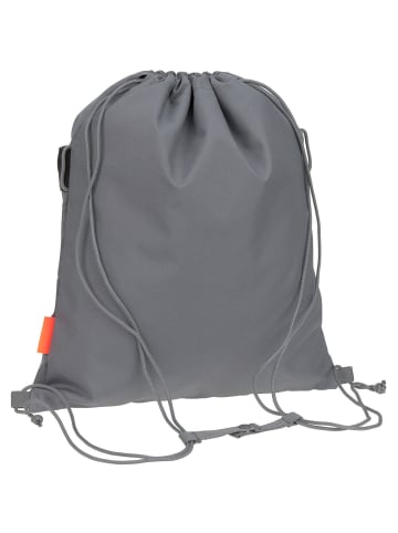Bold School String Bag anthracite in grau