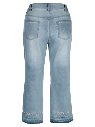 MIAMODA Jeans in bleached denim