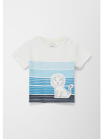 s.Oliver T-Shirt kurzarm in Creme