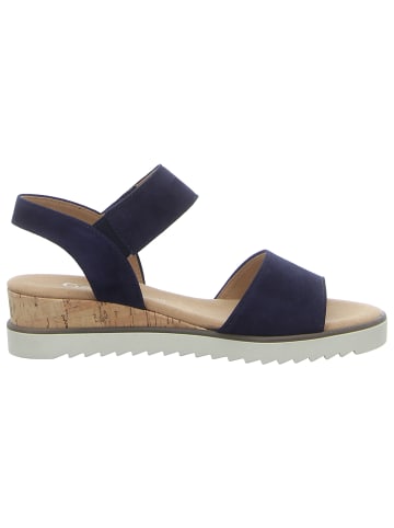 Gabor Keilsandalette in blau