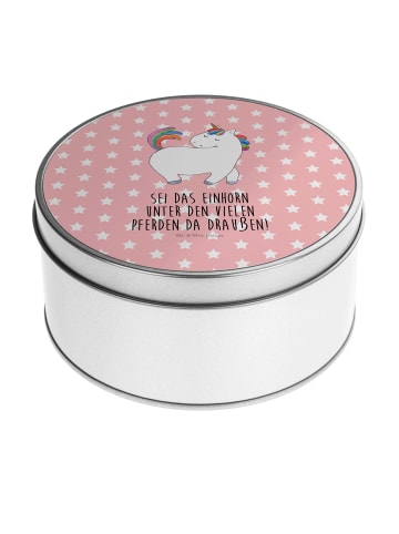 Mr. & Mrs. Panda zuckerdose Einhorn Stolzieren mit Spruch in Rot Pastell