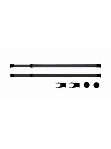 Wenko Kleiderstange Herkules Schwarz, 2er Set, Kleiderstange Mod. Herkules Schwarz, 2er Set, Kleiderstange Herkules Schwarz in Schwarz