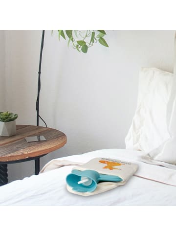 Mr. & Mrs. Panda Bettflasche Einhorn Wunsch mit Spruch in Weiß