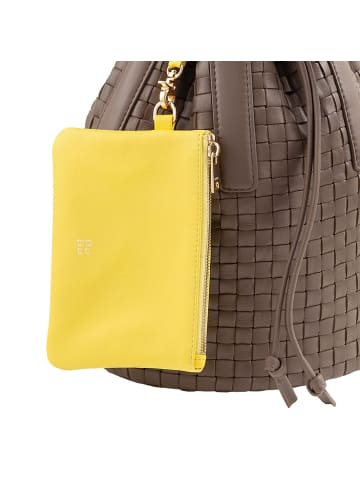 DuDu Filicudi M. Beuteltasche Leder 19 cm in taupe