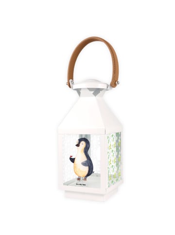 Mr. & Mrs. Panda Laterne Pinguin Marienkäfer ohne Spruch in Transparent