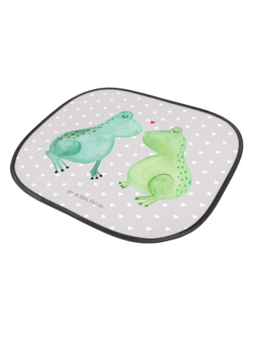 Mr. & Mrs. Panda Sonnenschutz Auto Frosch Liebe ohne Spruch in Grau Pastell