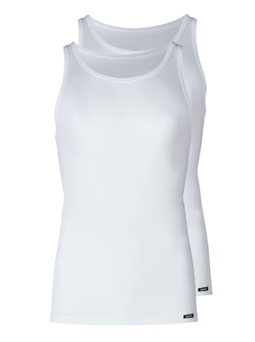Skiny Unterhemd / Tanktop Basic in Weiß