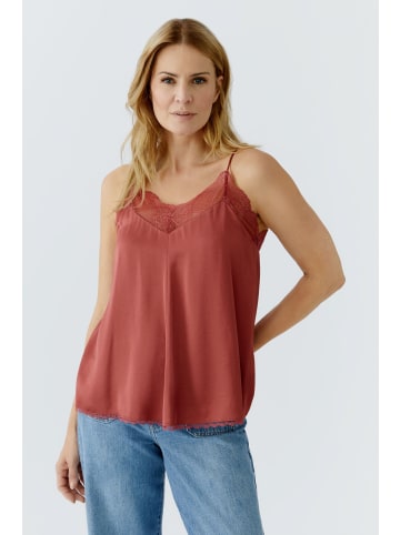 Oui Spaghetti Top in red pear