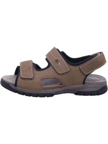 WALDLÄUFER Komfort Sandalen für Herren in mittel-braun