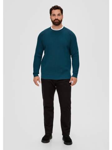 s.Oliver Strickpullover langarm in Petrol