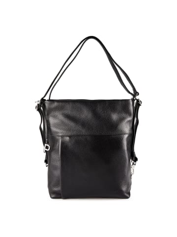 PICARD Pure Schultertasche Leder 30 cm in schwarz