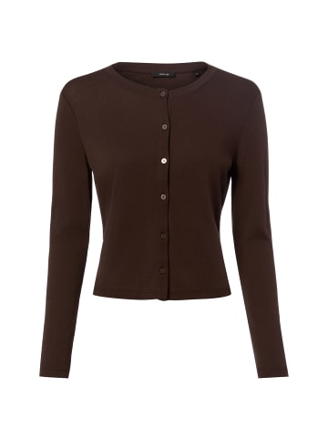 OPUS Jerseyjacke Sandros in schoko - 0001