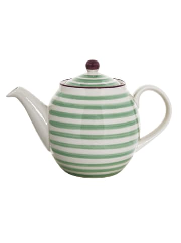 Bloomingville Patrizia Teekanne aus Grün aus Steingut in grün