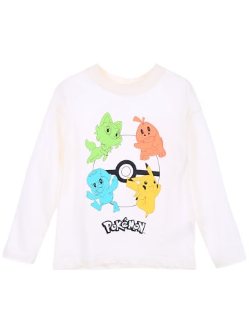 Pokémon Langarmshirt Pokémon  in Creme