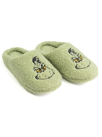 The Grinch The Grinch Hausschuhe Slipper Pantoffeln Puschen Schlappen in grün