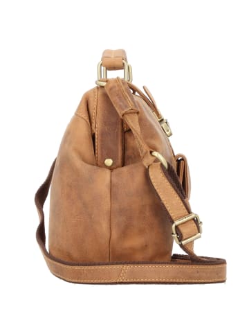 Greenburry Vintage Handtasche Leder 31 cm brown