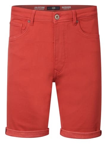 Petrol Industries Jackson Farbige Denim-Shorts Sungreet in Rot