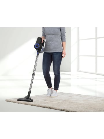 Clean Maxx Zyklon-Staubsauger 22,2V schwarz/blau  Schwarz