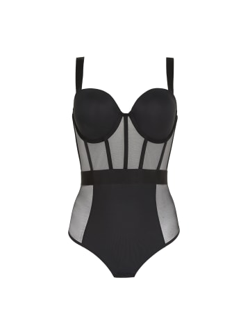 DKNY Bodysuit Sheers in schwarz