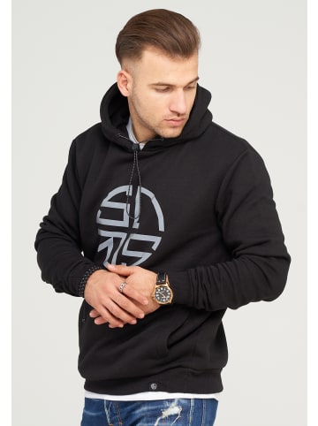 SOULSTAR Hoodie CARDIFF in Schwarz