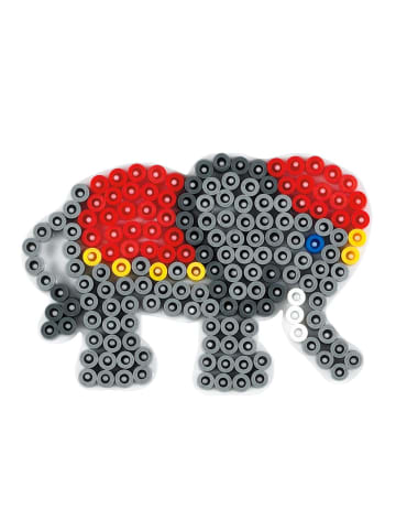 Hama Stiftplatte Kleiner Elefant für Midi-Bügelperlen in weiß