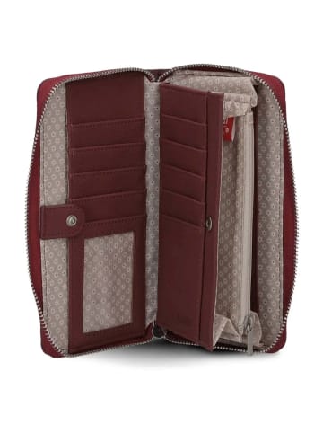 Zwei Eva EV2 - Geldbörse 15cc 19 cm (sage) in rubin