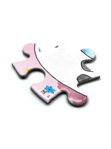 Mr. & Mrs. Panda Puzzle Einhorn Wolke 7 ohne Spruch in Rot Pastell