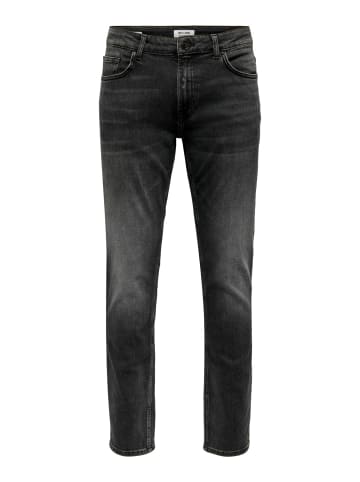 Only&Sons Regular Fit Jeans Straight Denim Stretch Pants ONSWEFT in Grau