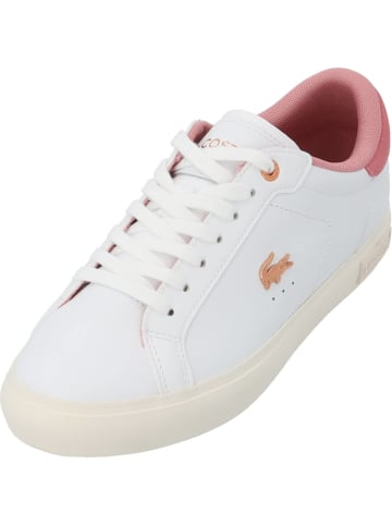 Lacoste Schnürschuhe in white/lt pink