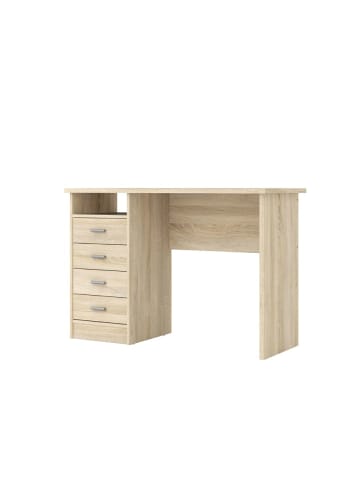 ebuy24 Schreibtisch Fula Eiche Dekor 110 x 48 cm