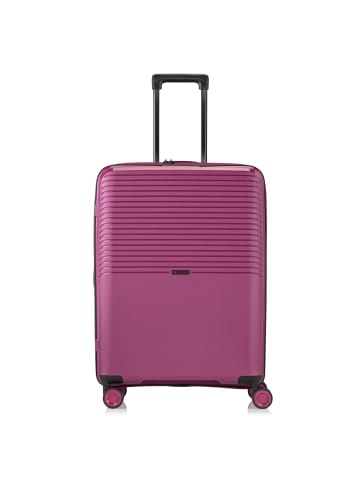 Pack Easy Jet 4 Rollen Trolley 64 cm mit Dehnfalte in vino