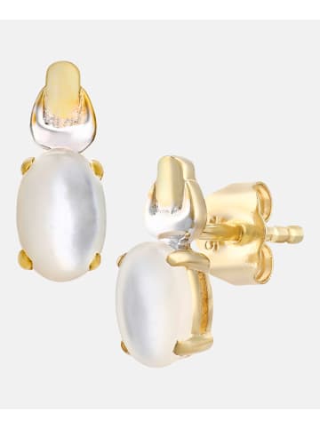 Diamant L'éternel Ohrstecker aus 375 Gelbgold mit Perle