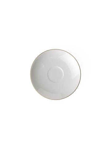 Villeroy & Boch Mokka-/Espressountertasse Anmut Gold in weiß