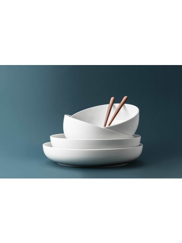 Seltmann Weiden 3er Set Foodbowl Beat Color Glaze 20/25/28 cm in Weiß