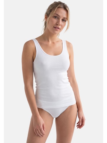 Conta Unterhemd / Top Modal in Weiß / schwarz / beige