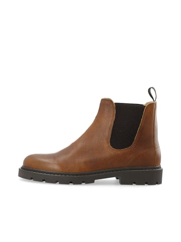 Bianco Chelsea Boots in Cognac