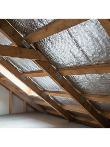 relaxdays Heizkörper-Reflexionsfolie in Silber - 0,6 x 20 m