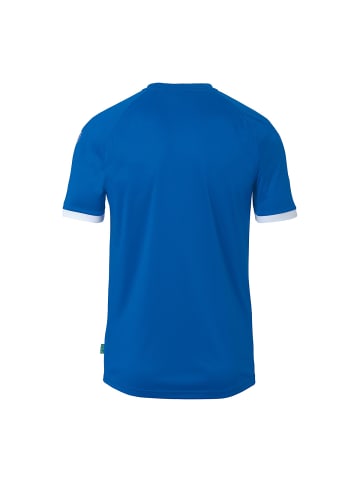 uhlsport Trainings-T-Shirt Impulse Kids in azurblau/weiß