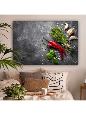 MuchoWow Leinwand Bilder Gewürze