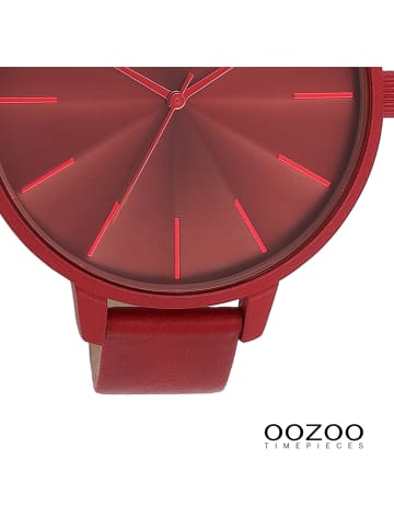 Oozoo Armbanduhr Oozoo Timepieces rot extra groß (ca. 48mm)