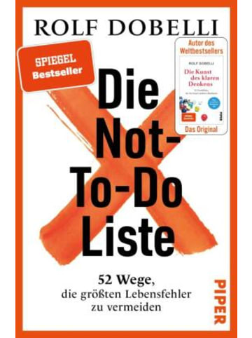 PIPER Buch - Die Not-To-Do-Liste